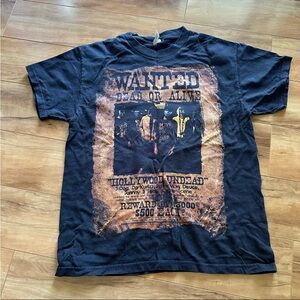 'Wanted' Graphic Tee - Black